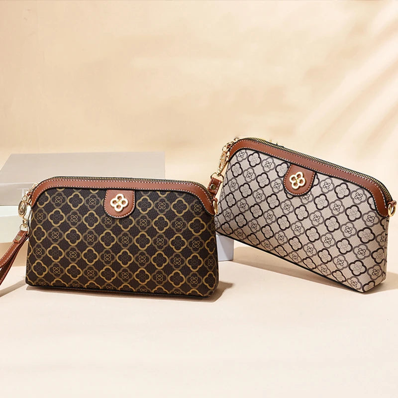 High-Quality PU Leather Women’s Shoulder Bag – Small Luxury Crossbody Messenger Handbag & Phone Satchel