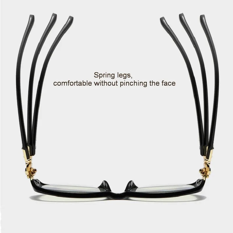 Women's Fox Anti-Blue Light Reading Glasses – Fashion Presbyopic Eyewear +1.0 to +4.0 Computer Prescription Glasses