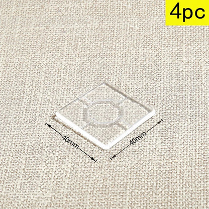 Anti-Slip Transparent Silicone Furniture Pads — Adhesive PU Cushions for Table, Sofa, Bed Legs, and Noise Reduction