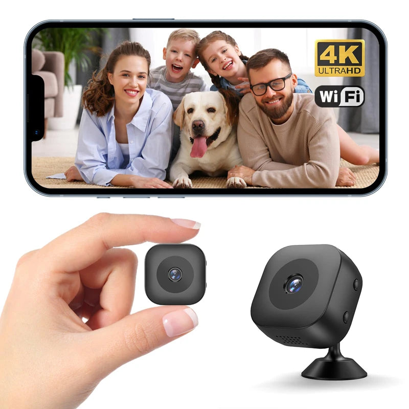 4K Smart Wireless Home Security Camera – HD Battery-Powered Indoor & Outdoor Surveillance for Theft Prevention