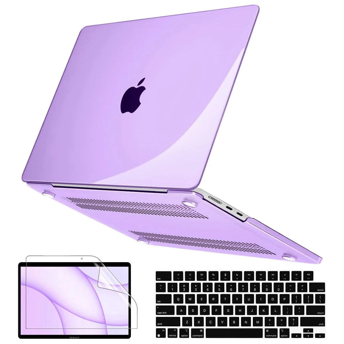 EGYAL Hard Shell Case for MacBook Air 15 M2 & 13.6" 2022, MacBook Pro 13 M1/Pro 14/16, M1 Air 13 A2337