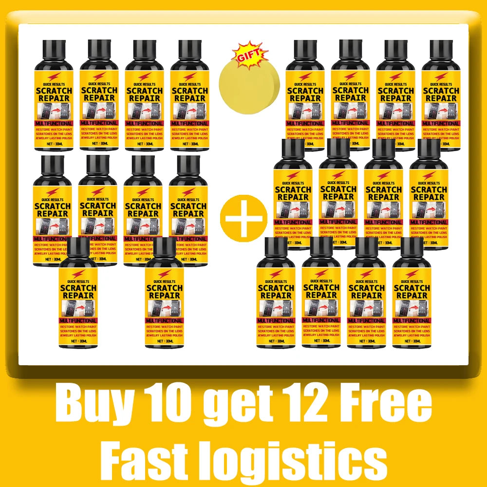 Glass Scratch Repair Paste – Polishing Paste for Windshields, Bathroom Glass, and Windows