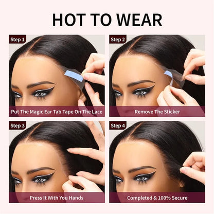 Beautyforever 3D Body Wave Lace Front Wig - Glueless, Ready-to-Wear, 100% Raw Human Hair, Bye Bye Knots