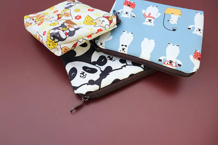 Snoopy Print Mini Coin Purse – Cute Wallet & Card Holder for Women, Girls & Kids, Small Cosmetic & ID Bag