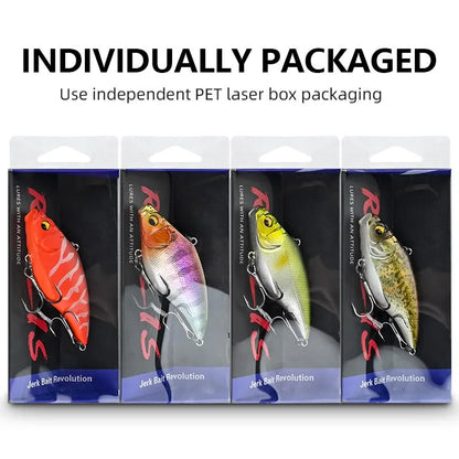 MEREDITH VIBRATION-X Wobblers — 75mm 19g Vibration Fishing Lures, Full Depth Artificial Bait Accessories