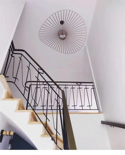 Italian Cross-Border Nordic Straw Hat Fabric Lamp — Modern Designer Art Lamp for Restaurant & Living Bedroom