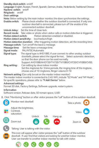 Fingerprint 5-in-1 WiFi Video Doorbell — Tuya Smart 1080P Touch Intercom System for Home Security