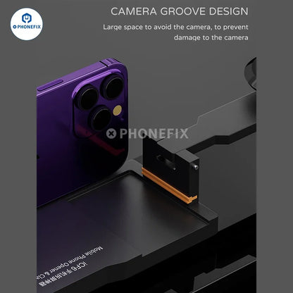 iFixes iCF6 Mobile Phone Screen Opening Fixture — Portable Adjustable LCD Clamp with Strong Suction Cup