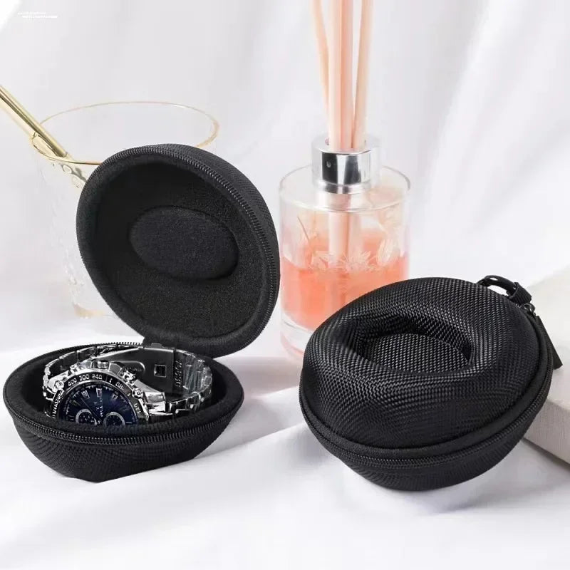 1-2PC Travel Watch Case — Portable Shock & Impact-Resistant Storage Box for Wristwatches and Smartwatches