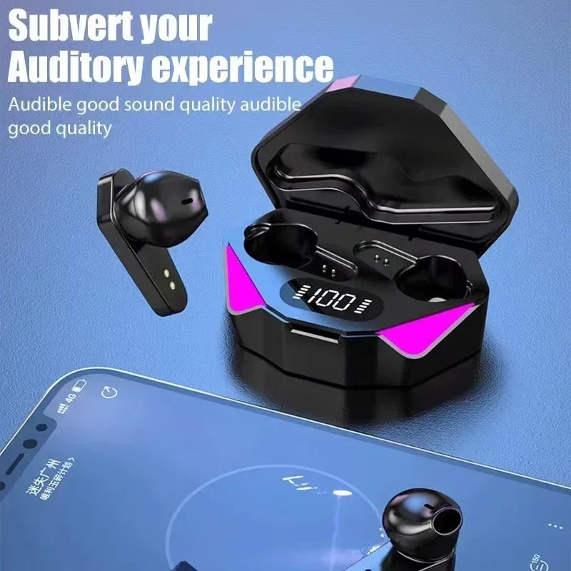 X15 TWS Earphone Bluetooth Wireless | V5.1 In-Ear Headphones | Sport Gamer Headset | Phone Hearing Aids