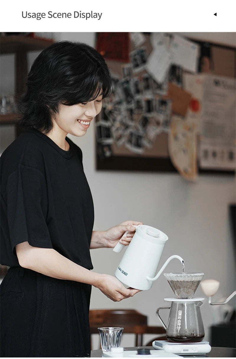 MHW-3BOMBER 500ml Glass Coffee Server — Espresso Dripper & Pour-Over Brewer Pot for Home Kitchen