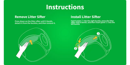 Original PETKIT Magnetic Cat Litter Remover Set – Accessory for PURAMAX 2 & PUROBOT MAX PRO Smart Cat Toilets