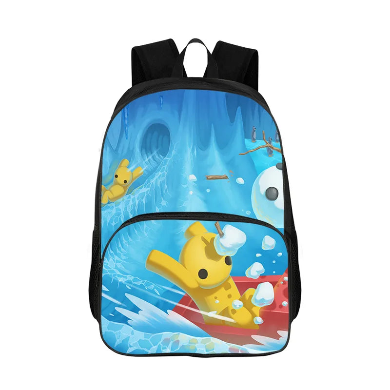 Wobbly Life Gaming Backpack – Funny School & College Bookbag for Students, Men & Women Daypack