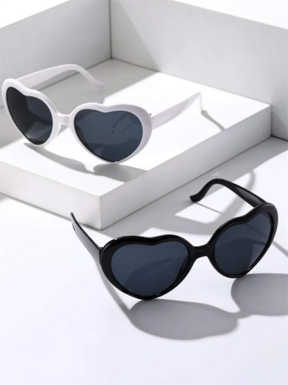 Two-Piece Love Glasses Night Light – Romantic Special Effect LED Glasses for Fashion & Confessions