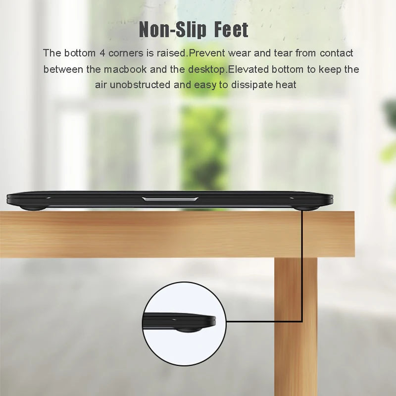 MacBook Air 15 inch M2 & 13-inch M1 Case – Laptop Cover for 2023 MacBook Air, Pro 13/14/16, Funda Coque