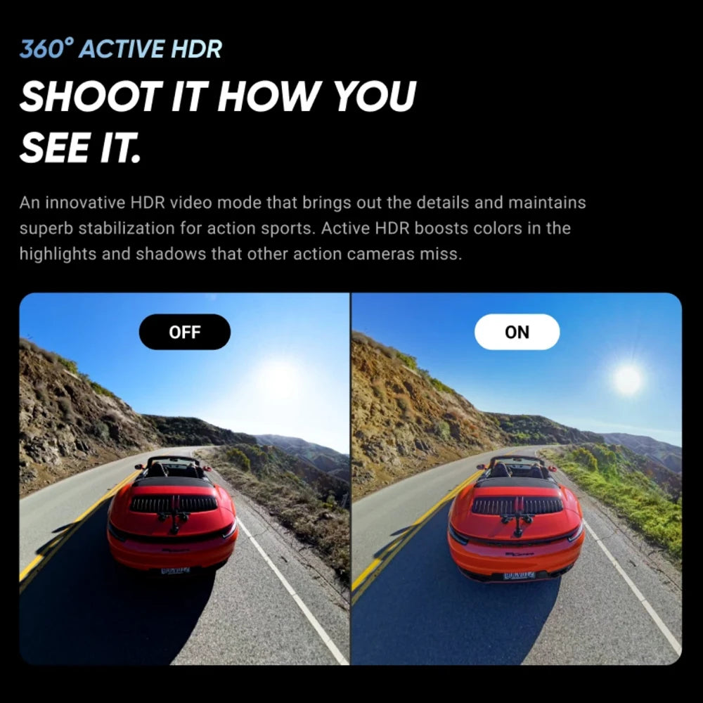 Insta360 X4 8K Waterproof 360 Action Camera – 2290mAh Battery, 2.5'' Touchscreen, 4K Wide-Angle Video