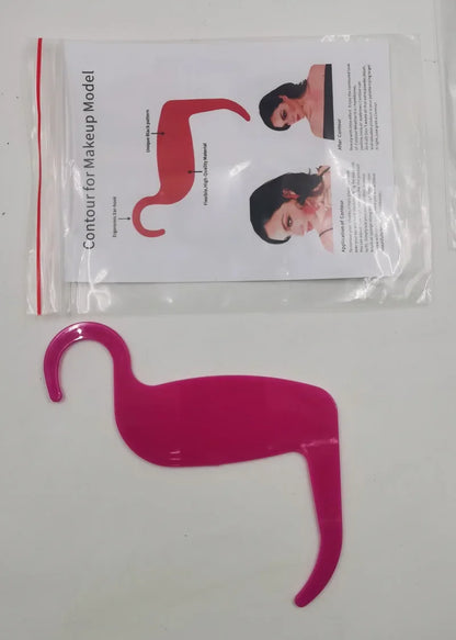 Eyeliner Cards & Contour Stencils - Face, Cheek, Nose Makeup Model & Eyebrow Shaper Tools for Beauty Accessories