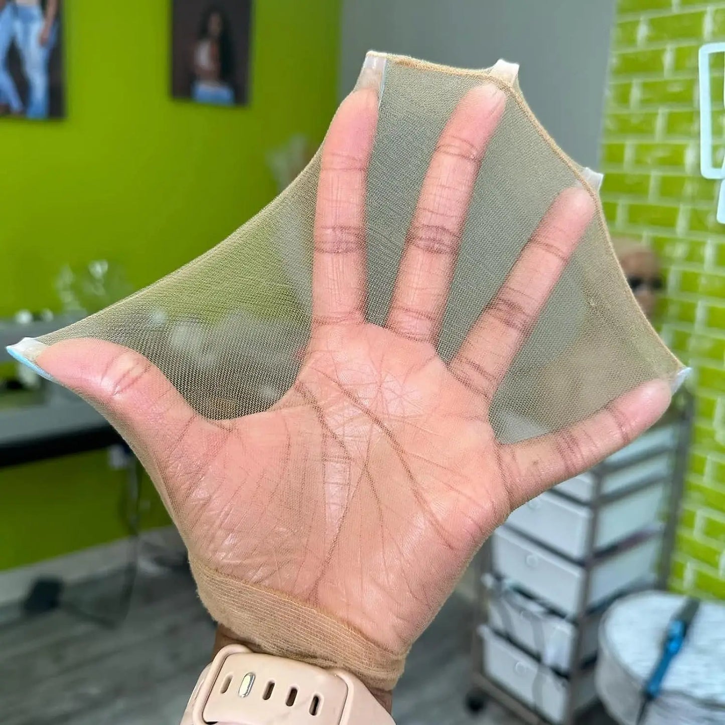 1/5/10 Pack Invisible HD Wig Caps: Transparent Lace Front Wig Stocking Caps for Women