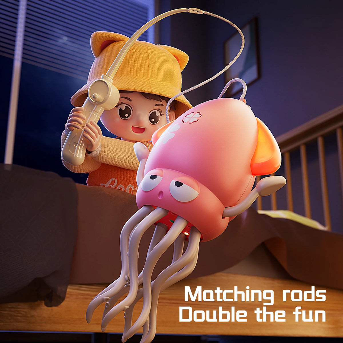 Magical Dancing Octopus Toy – Swinging Interactive Octopus for Kids ...
