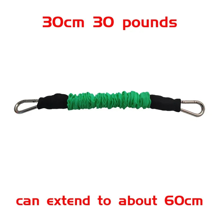 Thickened Latex Resistance Bands — 30/42/65/80cm Pull Rope for Gym, Fitness Training & Taekwondo (Customizable)