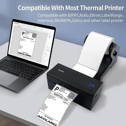 100pcs Self-Adhesive Thermal Shipping Label Paper – 10x15cm Stickers for Home Storage, Classification Notes, USPS UPS Fedex and DHL Shipping