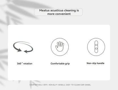 6pcs Stainless Steel Ear Wax Removal Tool Set – Spiral Rotating Ear Picker Spoon for Cleaning & Collecting Ear Wax