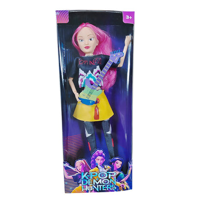 2025 Kpop Demon Hunters Doll Set – Rumi, Mira & Zoey Action Figures for Girls, DIY Plastic Princess Toys