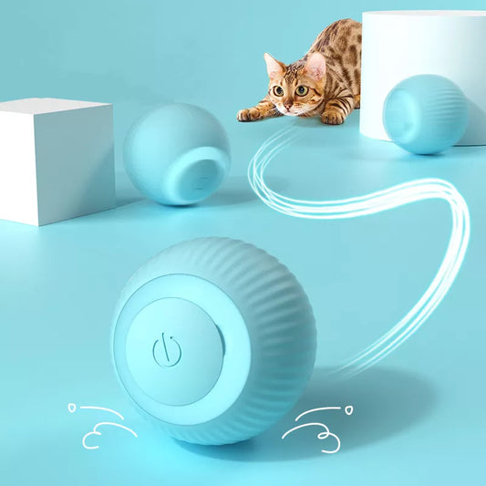 Interactive Electric Cat Ball Toys - Smart Self-Moving Toys for Cats, Perfect for Training and Indoor Playtime
