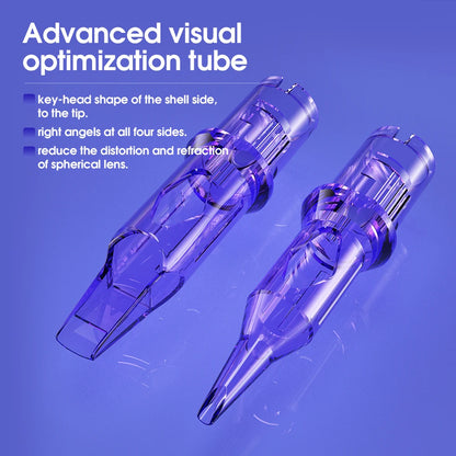 20PCS Mast Pro Tattoo Cartridge Needles – 5F/7F 3.5mm, 0.30mm Diameter for Permanent Makeup