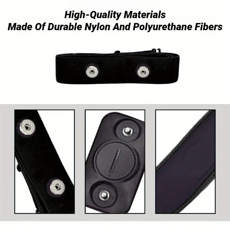 Heart Rate Monitor Replacement Strap – Compatible with Polar, Wahoo, Garmin & Coospo Chest Bands