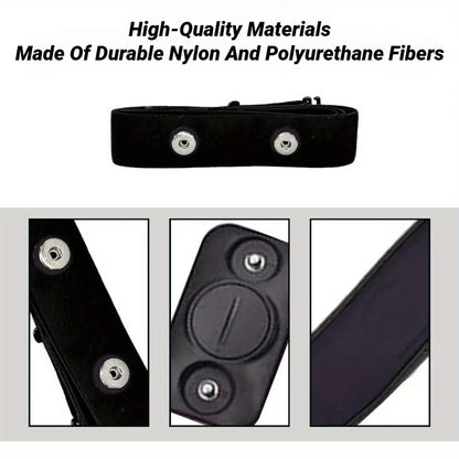 Heart Rate Monitor Replacement Strap – Compatible with Polar, Wahoo, Garmin & Coospo Chest Bands