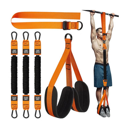 Pull-Up Assistance Bands Set – Resistance Straps for Men & Women, Hanging Training Chin-Up Workout and Body Stretching