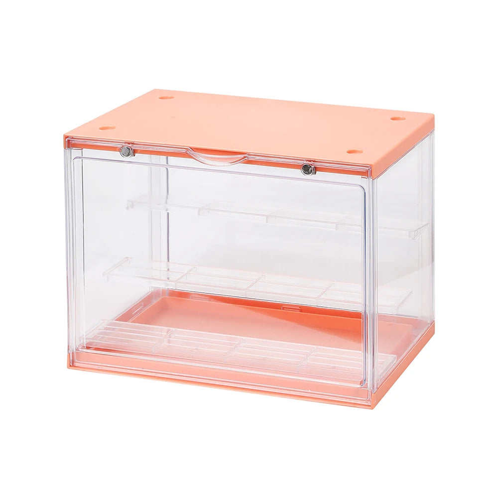 Blind Box Display Rack – Acrylic Bubble Mat Storage Cabinet, Dustproof ...