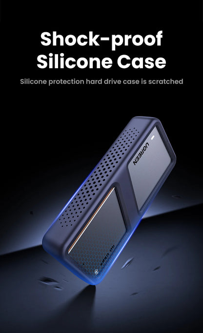 UGREEN 40Gbps NVMe SSD Enclosure – M.2 to USB4.0 Adapter with Built-in Cooling Aluminum Case
