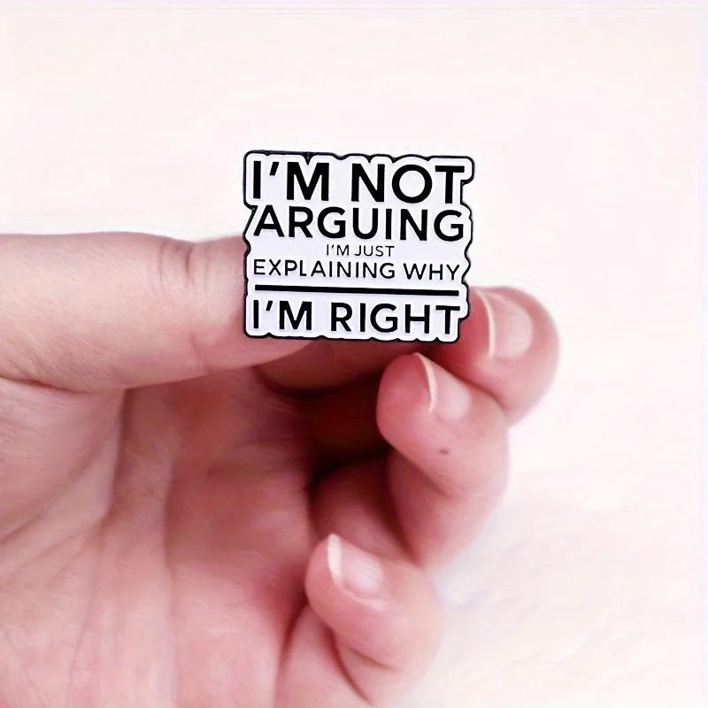 "I Survived Another Meeting" Enamel Pin – Funny English Letter Badge Lapel Pin