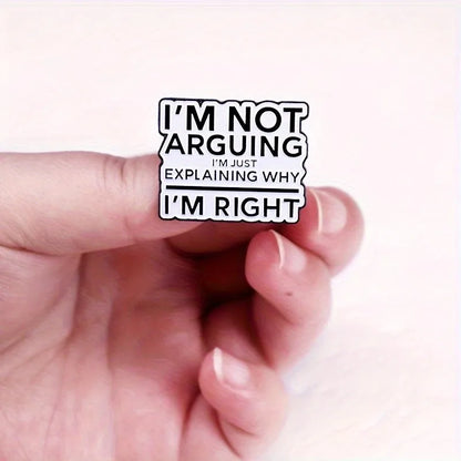 "I Survived Another Meeting" Enamel Pin – Funny English Letter Badge Lapel Pin