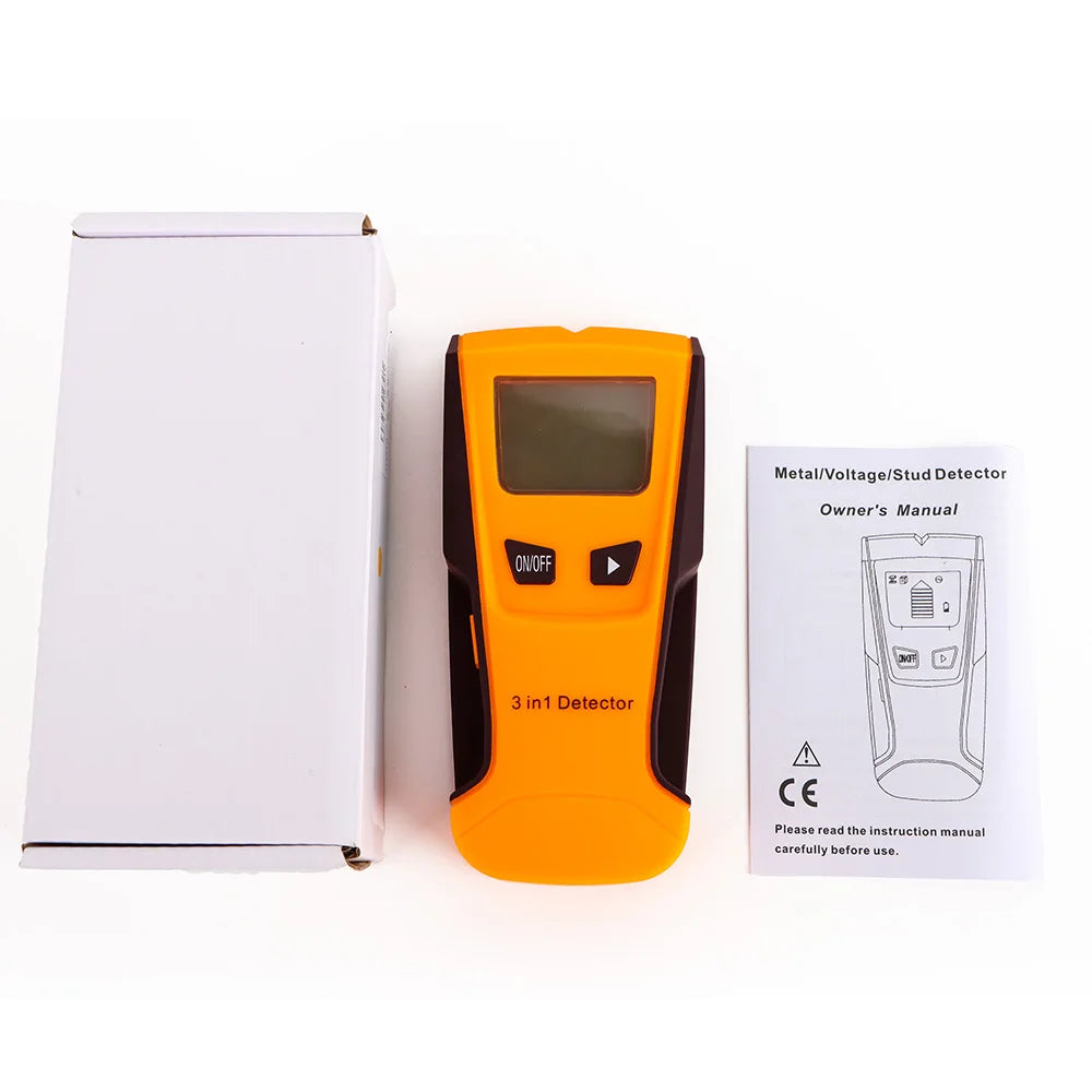 3-in-1 Wall Metal Detector – Professional Deep Scan for Metal, Wood St ...