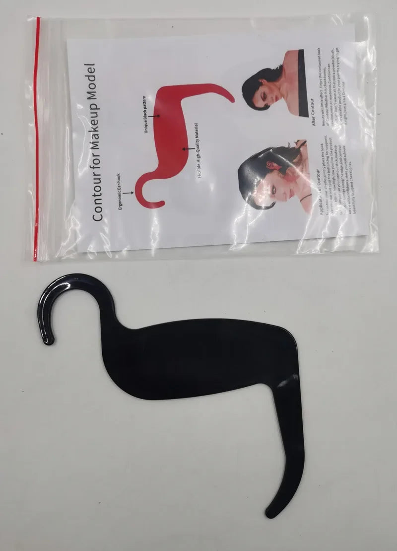 Eyeliner Cards & Contour Stencils - Face, Cheek, Nose Makeup Model & Eyebrow Shaper Tools for Beauty Accessories