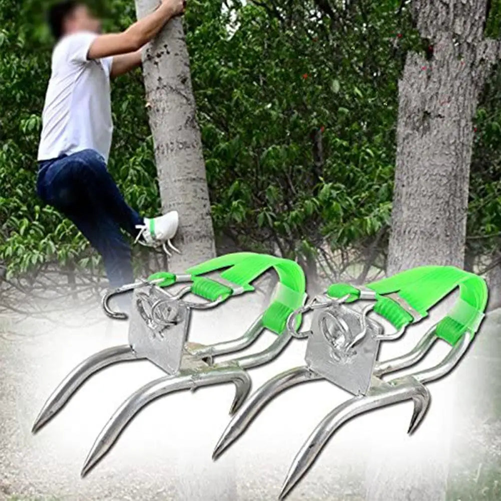 Tree Climbing Spikes – 304 Steel Climbing Shoes for Hunting, Observation, and Fruit Picking, Easy to Use