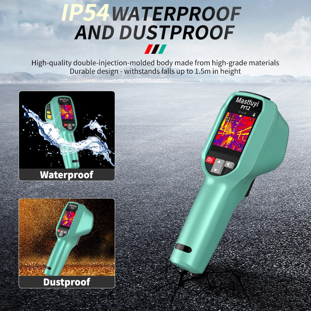 MASTFUYI Rechargeable Thermal Imaging Camera – Handheld Infrared Imager, -20℃ to 550℃, Waterproof, Dustproof & Drop Resistant