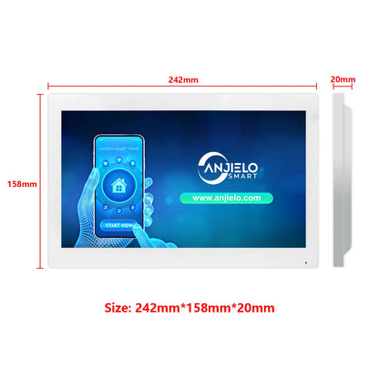 Fingerprint 5-in-1 WiFi Video Doorbell — Tuya Smart 1080P Touch Intercom System for Home Security