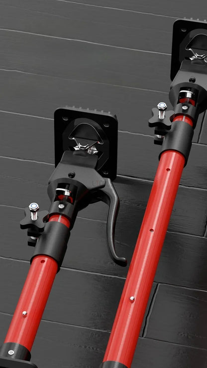 Adjustable Telescopic Support Rod – Steel Hand Jack Bracket for Hanging & Lifting Bathroom Cabinet Installation