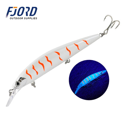 FJORD Heavy Sinking Minnow Fishing Lures – 110S 37g, 90S 29g, 70S 17g Saltwater & Freshwater Jerkbait