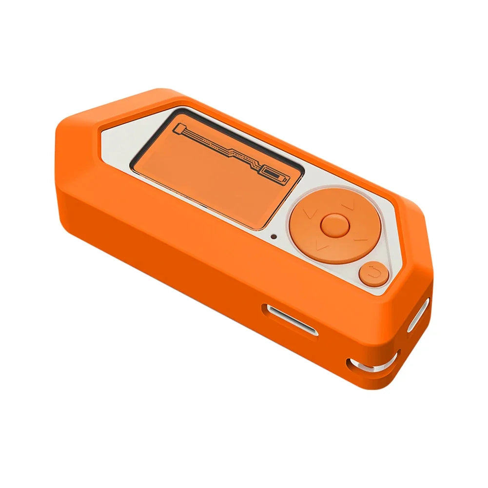 Protective Carrying Case for Flipper Zero – Portable Silicone Cover with Transparent Screen Film, Game Console Accessory