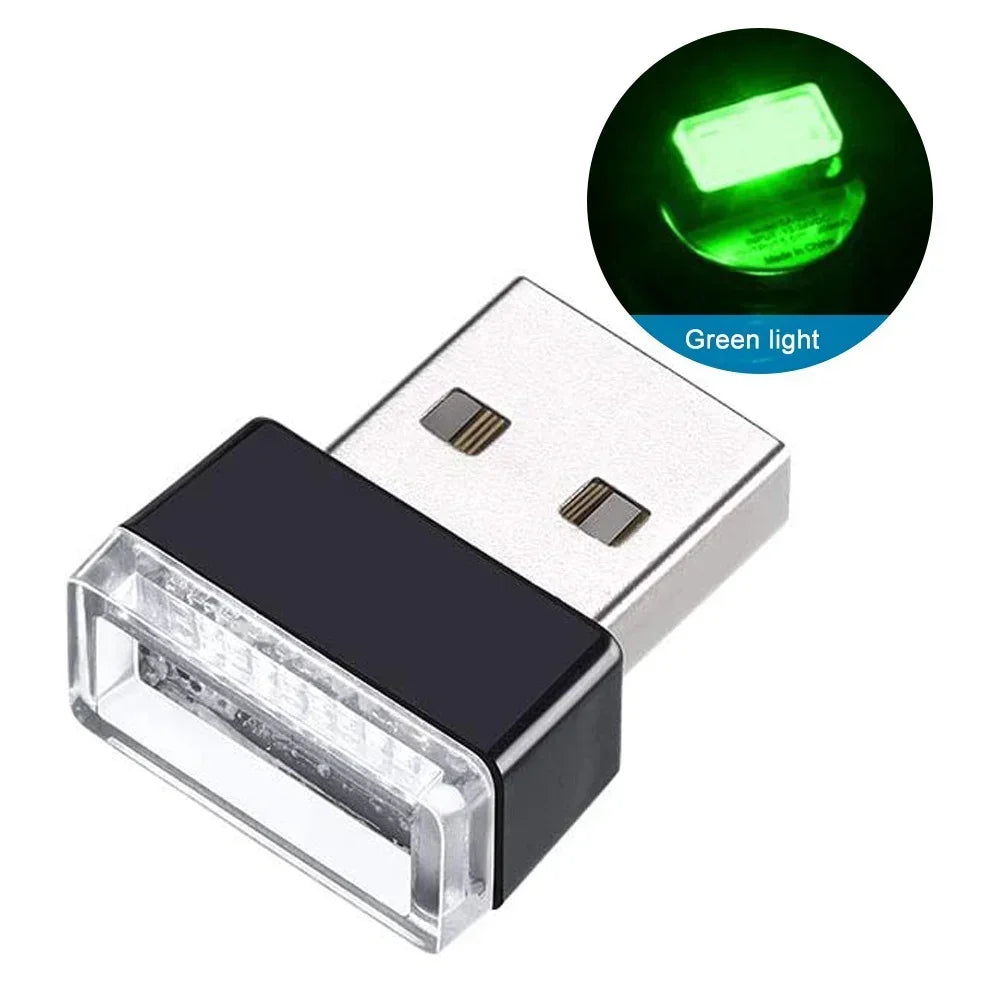 Mini USB LED Car Light – Plug & Play Interior Atmosphere Lamp, Emergency & Decorative USB Auto Lighting by Stonego