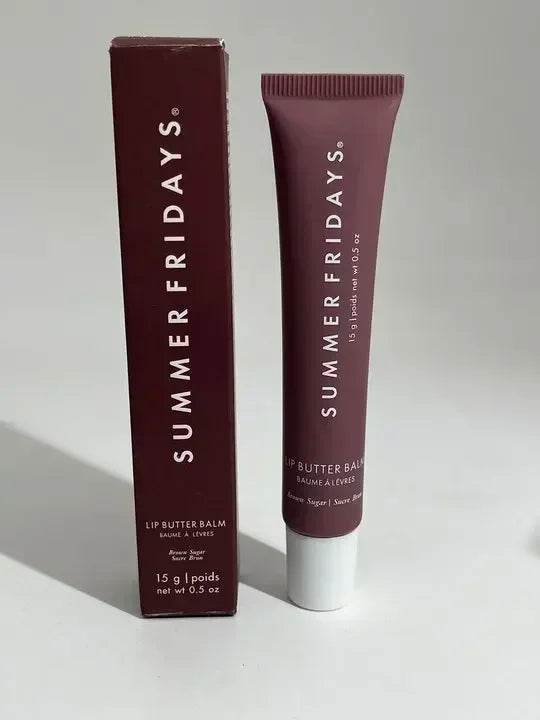 Summer Fridays Lip Balm – Moisturizing Vanilla Pink Sugar & Coffee Cake Scented Lip Gloss, Transparent Lip Oil Makeup