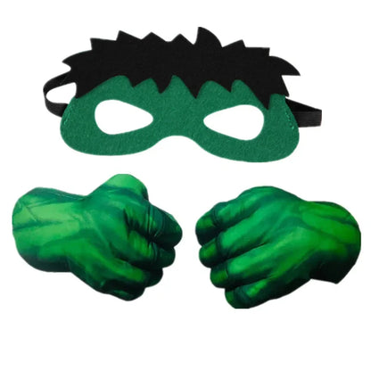 Kids Cartoon Foam Boxing Gloves – Superhero Costume Party Punching Gloves | Dress-Up Fighter Props