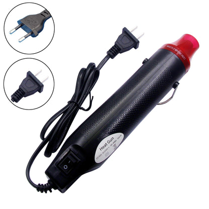 300W Electric Hot Air Heat Gun - Temperature Blower with Thermoresistant Tube for Heat Shrink Wrapping