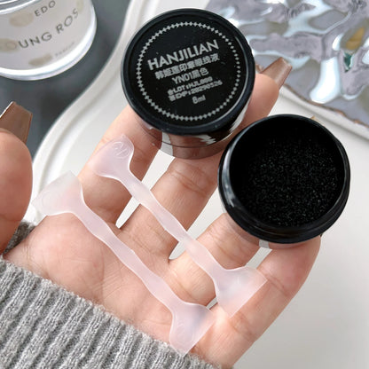 Double-Ended Eyeliner Stamps Set - Long-Lasting Template with Ink for DIY Eye Liner Extension & Makeup Stencils Tools