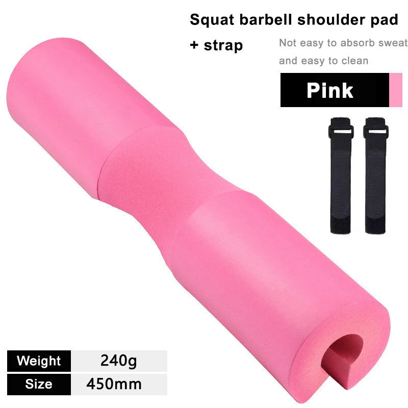 Barbell Squat & Hip Thrust Shoulder Pad | Foam Weight Lifting Cover for Men & Women, Gym Fitness Training Equipment